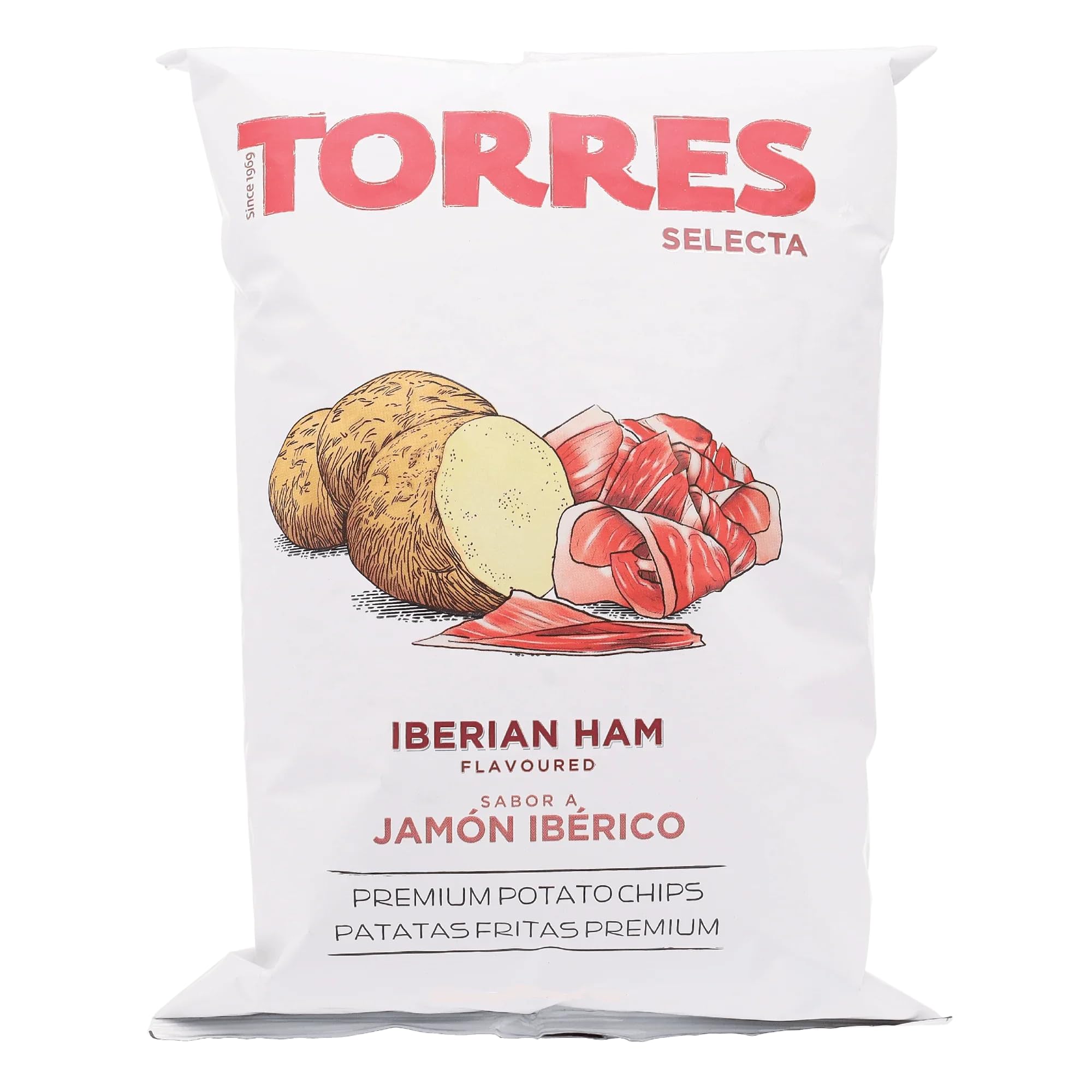 Torres Iberian Ham Chips 50g (3-Pack)