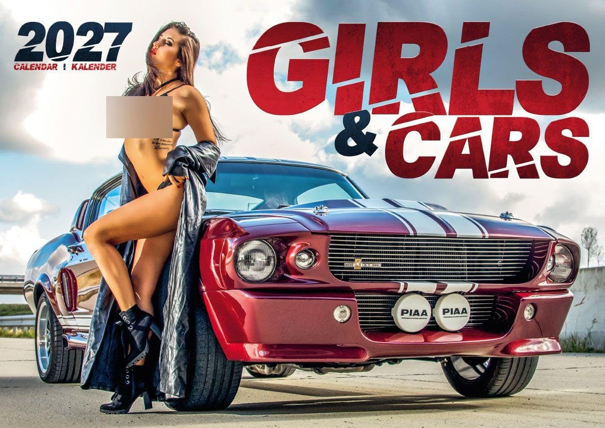 Girls and Cars Calendar 2027 - Sexy