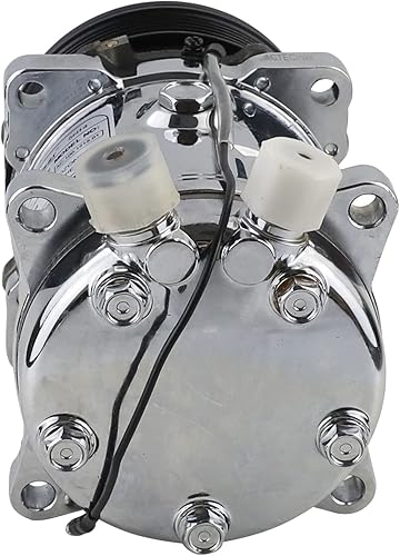 Miniatura 5 de Compresor universal del A/C con la correa serpentina del embrague de 6PK SD 508 5H14 R134A cromo