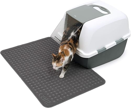 Miniatura 5 de Catit Alfombrilla para arena para gatos, rectangular, grande, gris, 44366