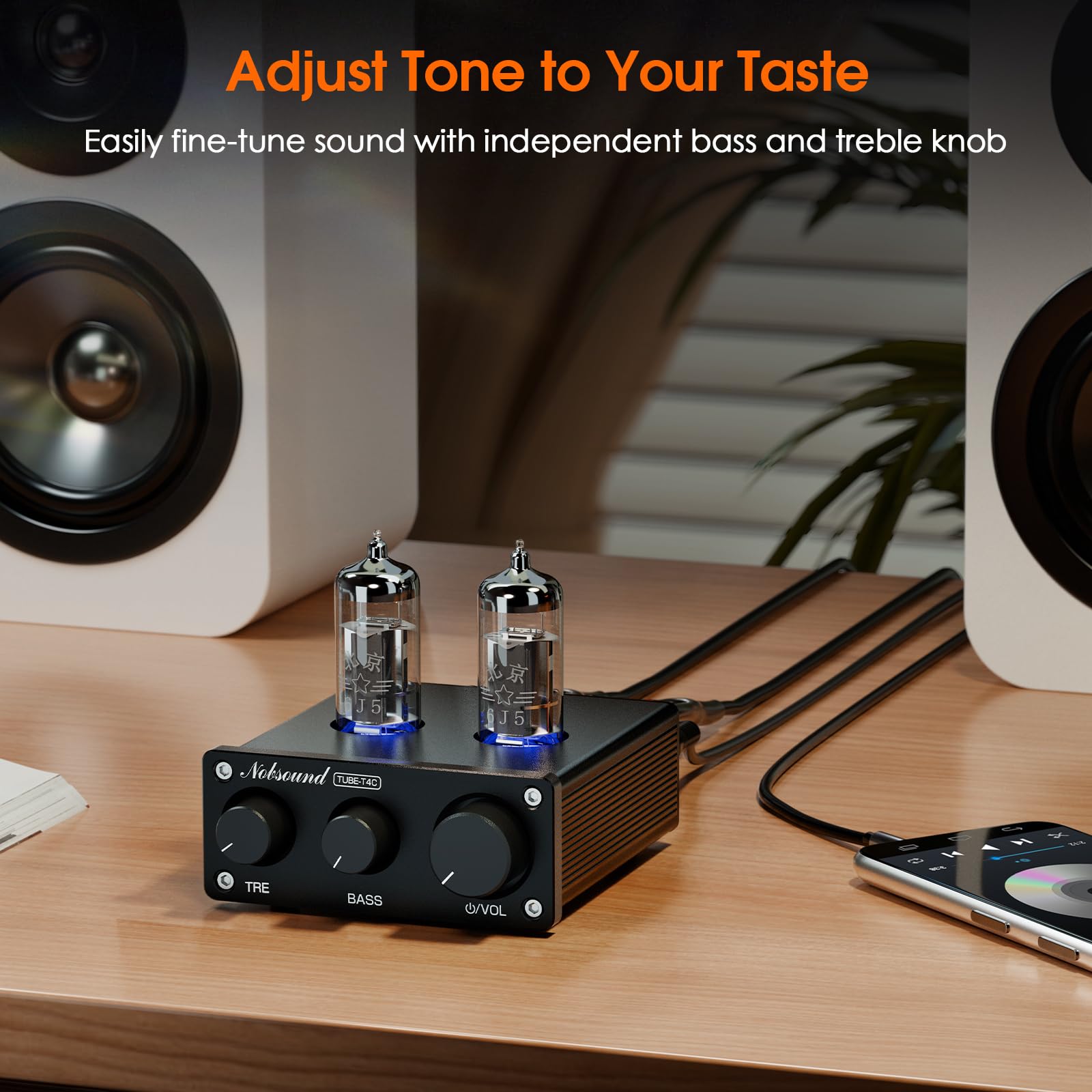 Amazon.com: Nobsound Mini HiFi Tube Preamp: Class A Stereo Audio