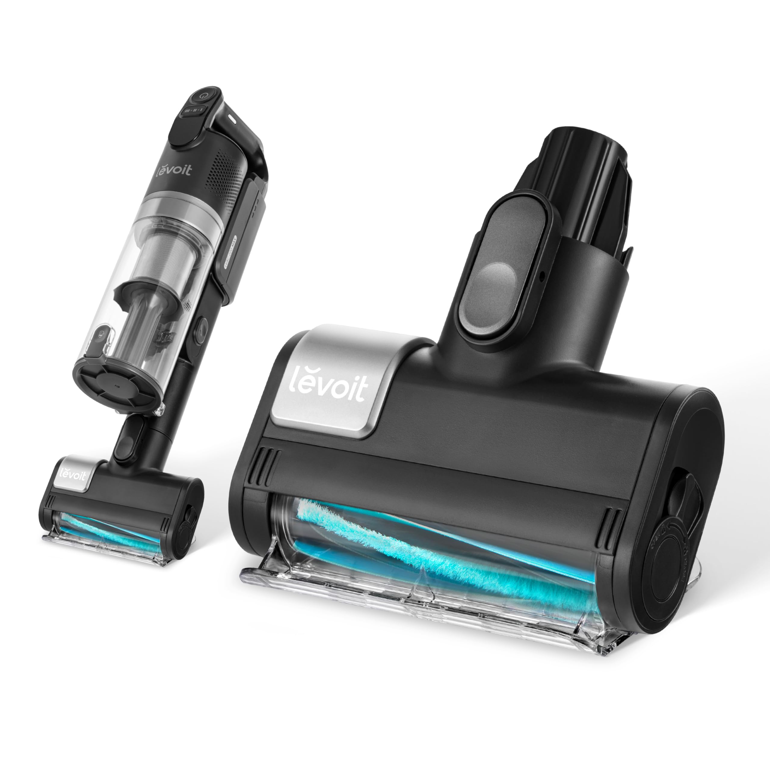 LEVOIT Cepillo Mini Turbo Original Antienredos Aspiradoras sin Cable LVAC-200 MAX y LVAC-300, para Alfombras y Pelos de Mascotas