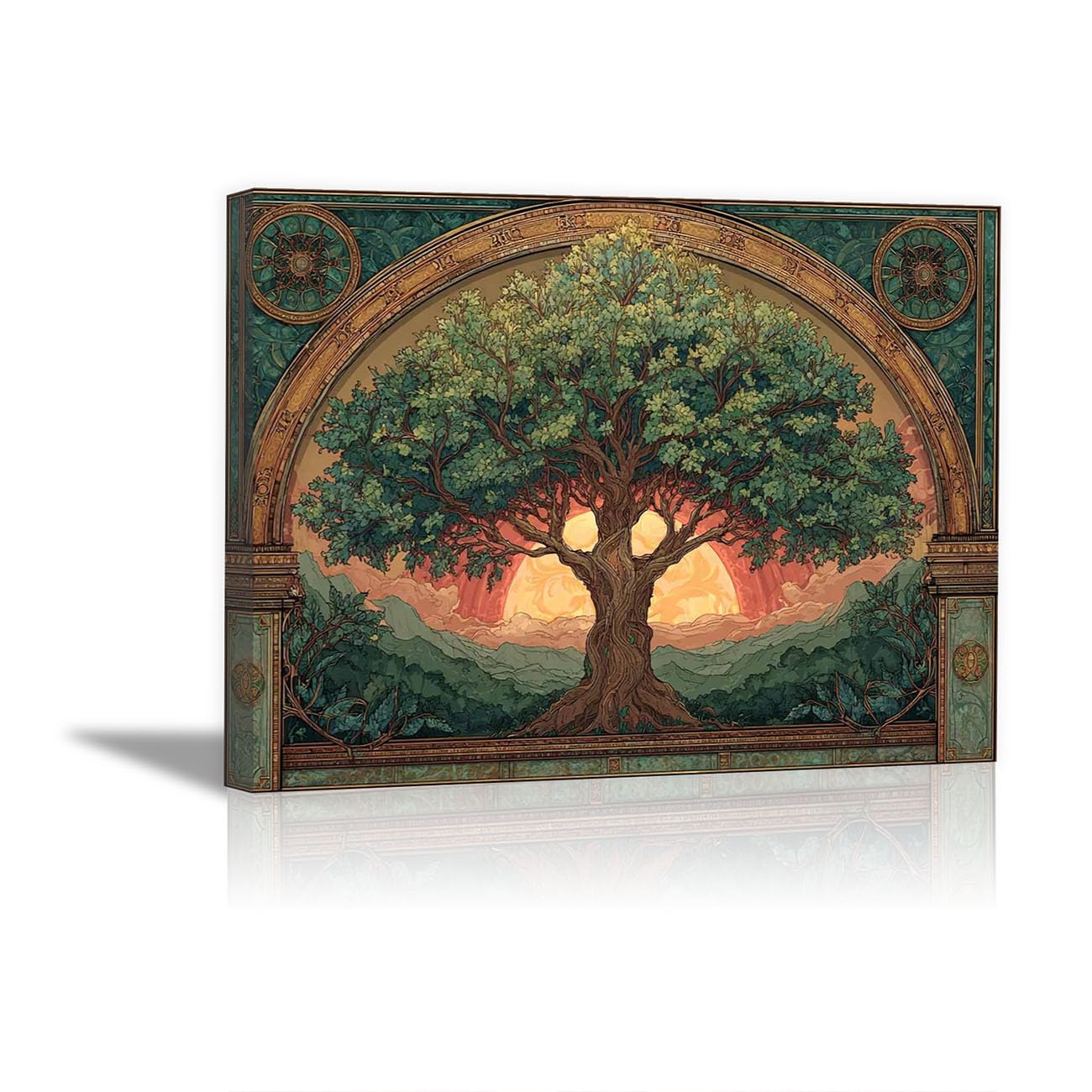Paysage Tableau Mural Arbre DéCoration Ale Moderne Vert - 8