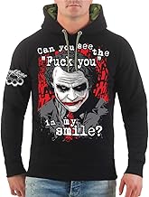 Spaß Kostet Herren Kapuzenpullover Blood Life is Pain Can You See The FCK You in My Smile Größe S - 5XL