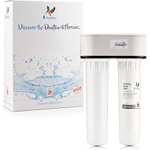 Doulton   Duo Undersink Filter System   YRBY Push Fit   10" UltraCarb Short Thread Elements BSP Mount 9501 with Lime Scale Reduction Treated Cartridge 9A04   Great Taste Drinking Water Filter   White
