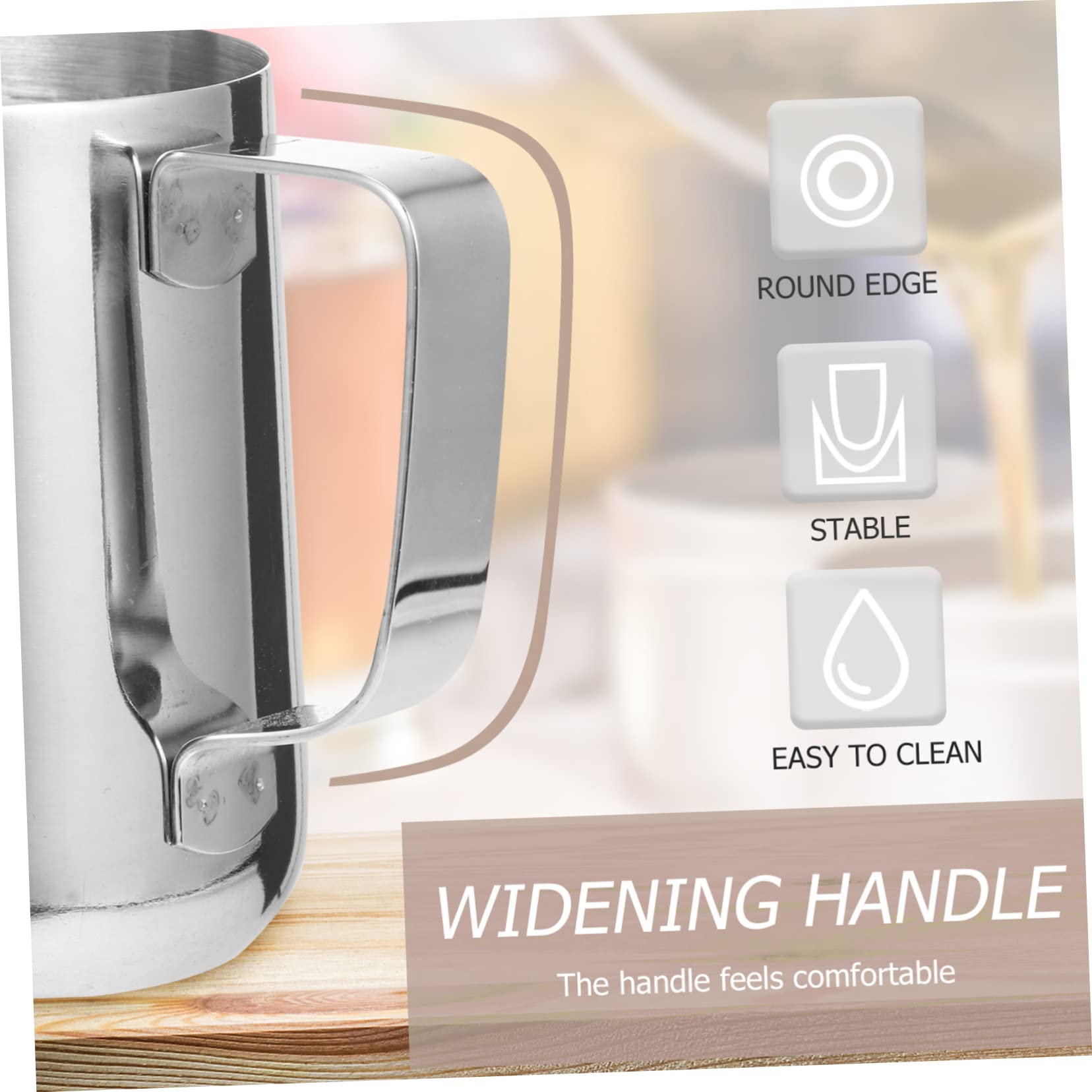 Mipcase Pentola Sciogli Candele in Acciaio Inox, 1 Pezzo, 900ml
