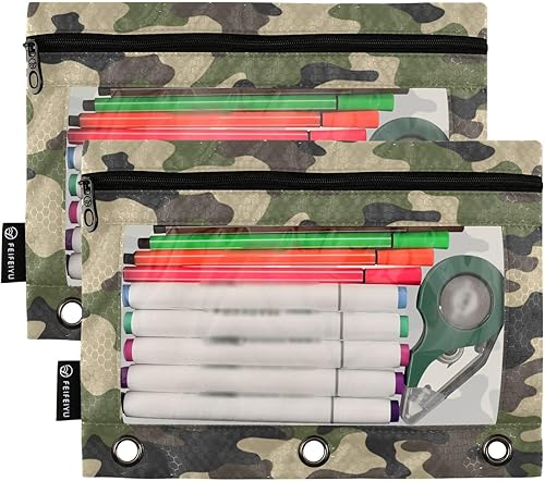 Miniatura 42 de Binder Pouch Purple Gold Shine Marble File Folder Sturdy Pencil Pouch for 3 Ring Binder Clear Window Office Desk Supplies Case Memento Holder with