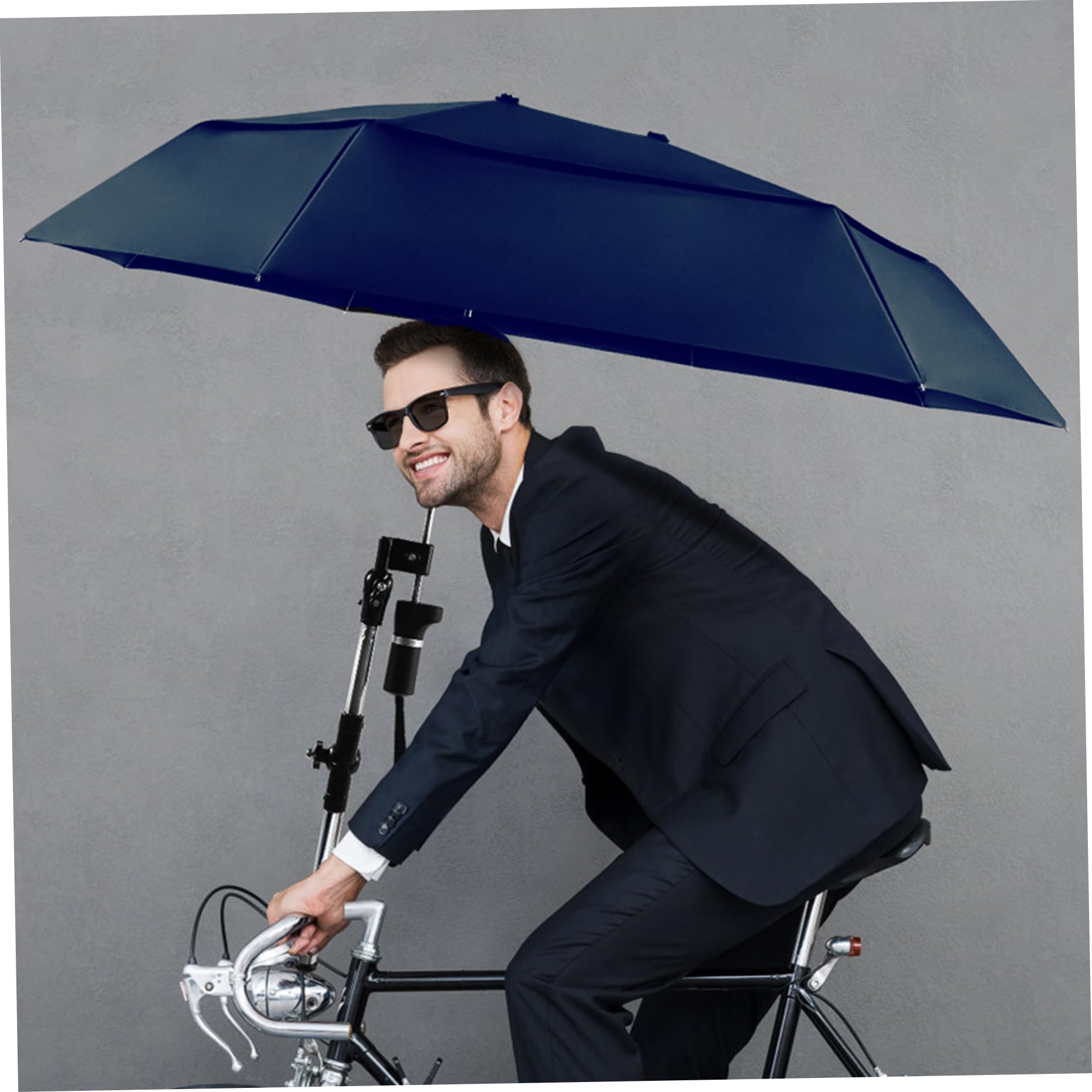 Parasols pare-soleil, parasol de chaise avec pince réglable, protection contre la pluie/UV pour fauteuil roulant, parasol double face étendu 40, 9 pour fauteuils roulants, landau, poussette, vélo, cha