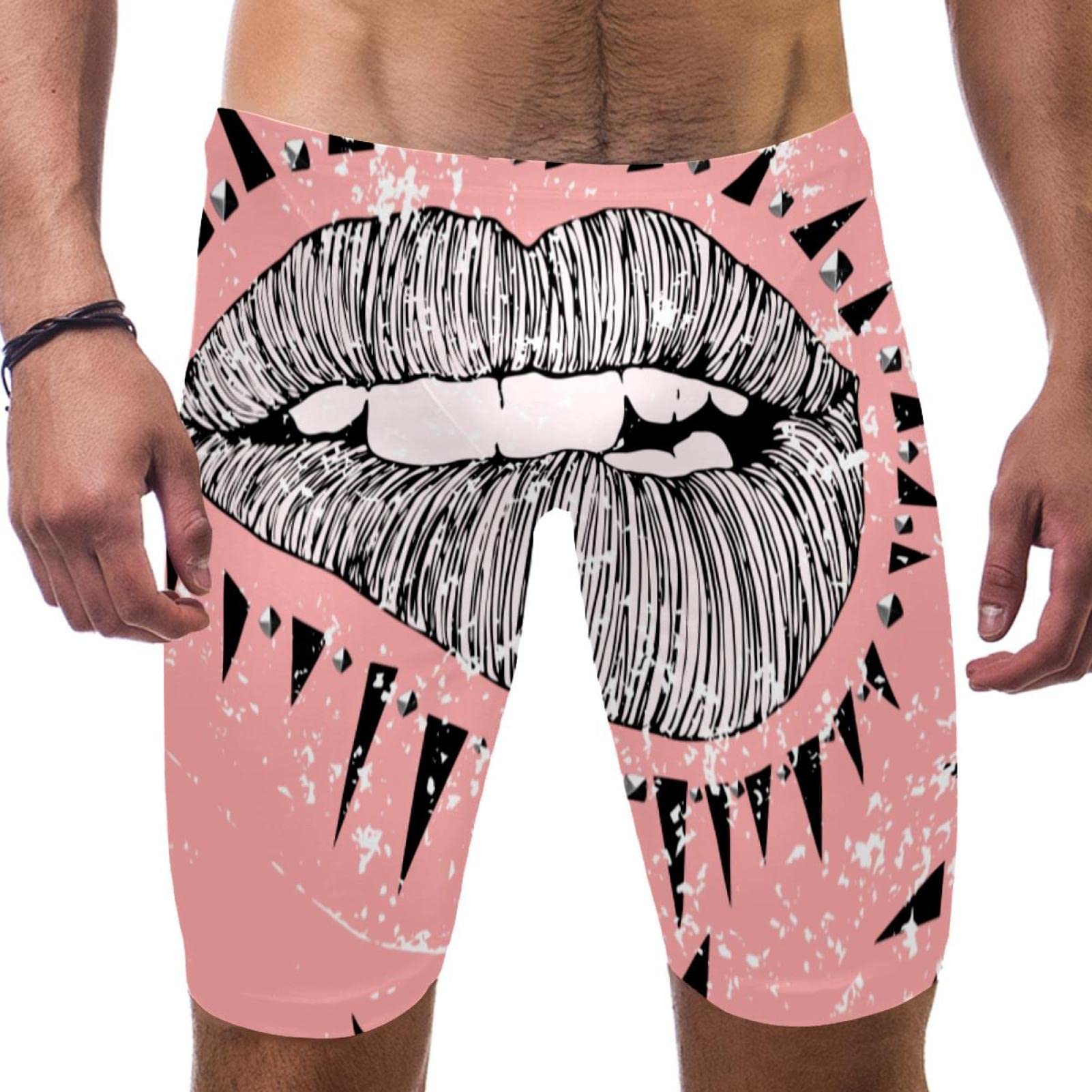 Bañador de pierna cuadrada para hombre dile adiós a las rozaduras con este traje multicolor 7