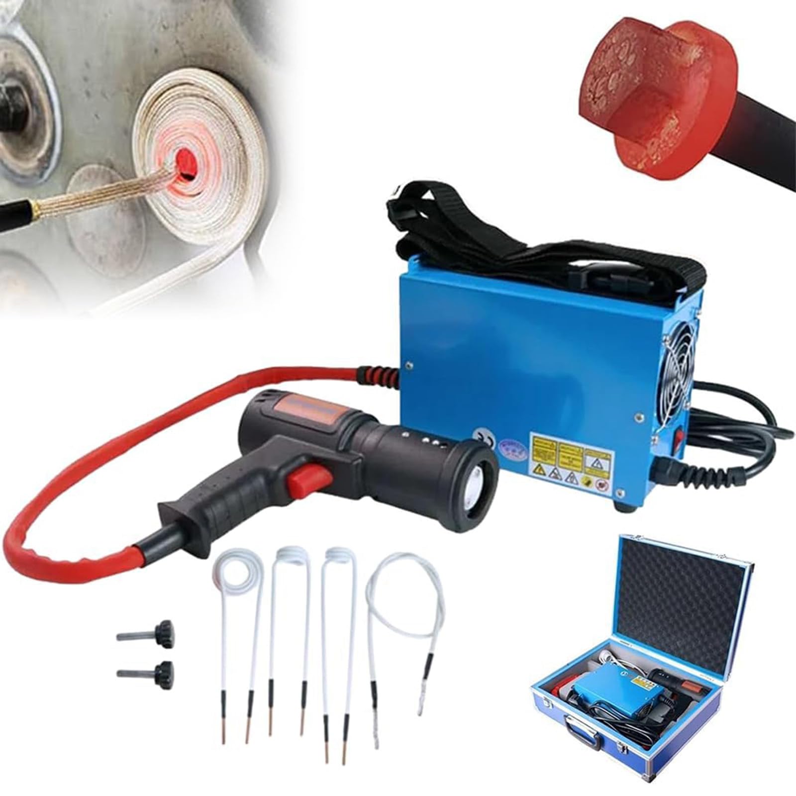 Outil de chauffage de boulon 1500W induction pour écrou grippé mécanique auto
