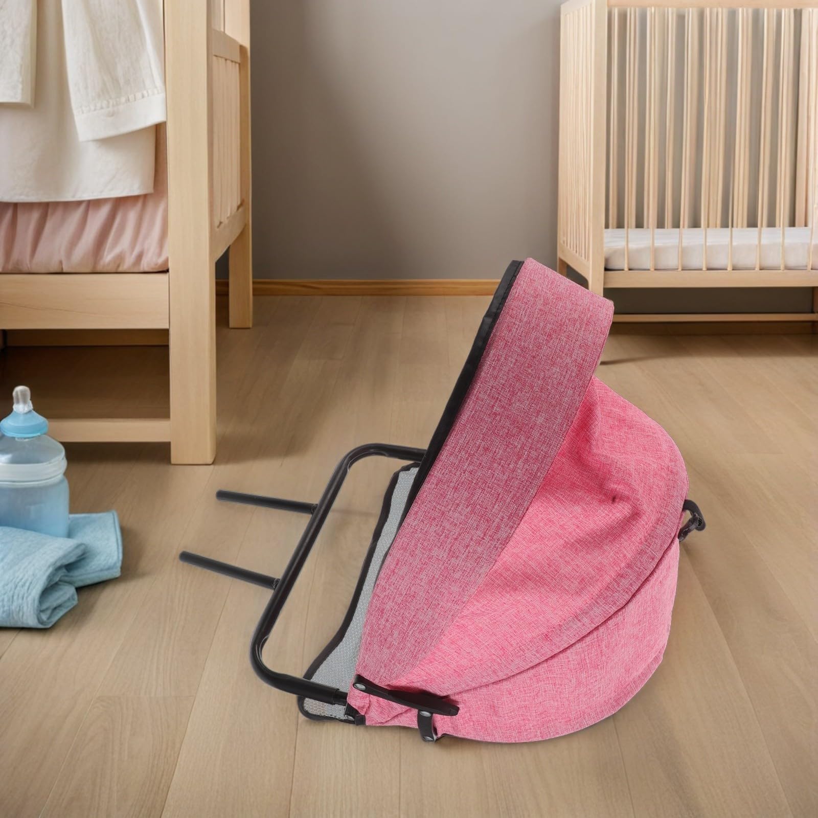 Toyvian Parasol para Cochecitos Protección UV Lluvia, Cubierta de Repuesto de Tela y Hierro para Paseos al Aire Libre y Viajes