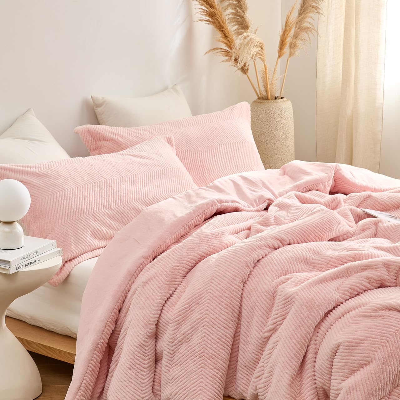 Coma Inducer Peak of Cozy Oversized King Comforter Set - Softest Pink