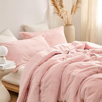 Coma Inducer Peak of Cozy Oversized Queen Comforter Set - Softest Pink