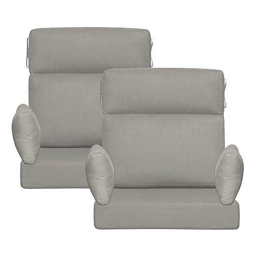Sunbrella Outdoor High Back Chair Cushion, 2 Pack 48 x