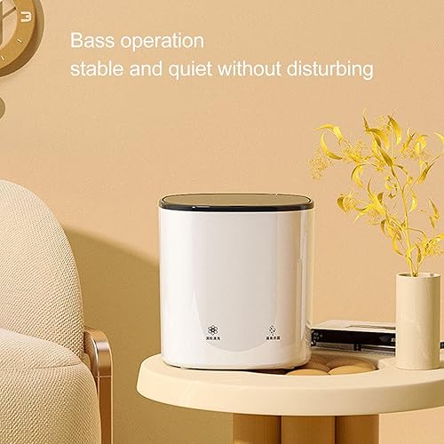 Miniatura 2 de Lavadora portátil, lavadora portátil, lavadora pequeña de 4.5 litros y 10 minutos, ropa interior eléctrica, lavadora de lavandería con luz azul con