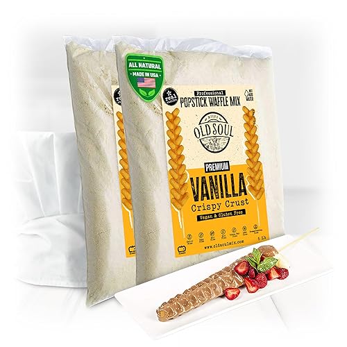 Miniatura 8 de OldSoul - Mezcla profesional de gofres para palillos, crujiente, sabor a vainilla, 5 libras