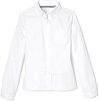 Vista 1 de French Toast Blusa Oxford de manga larga para niña