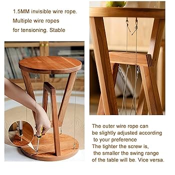 テンセグリティnoサイドテーブル　☆ハンドメイド Amazon｜リビングルーム用サイドテーブル、ホームデコレーション