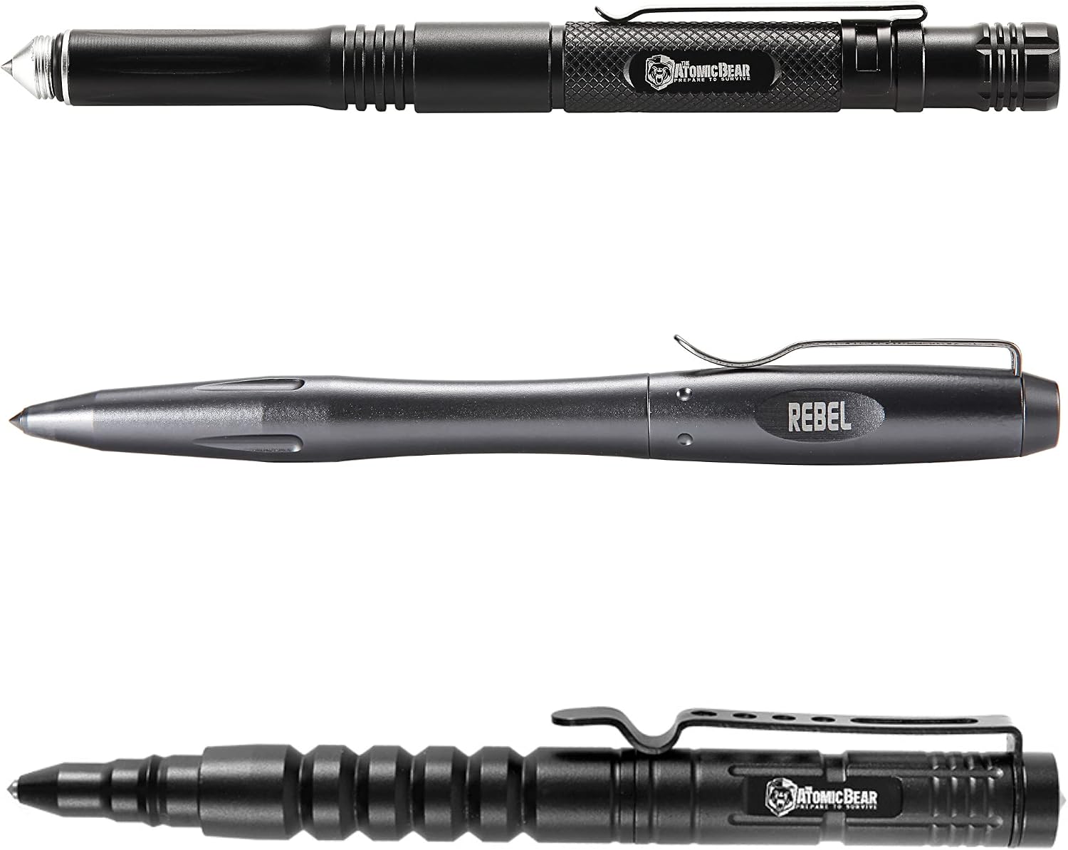 The Atomic Bear Tactical Pen Bundle