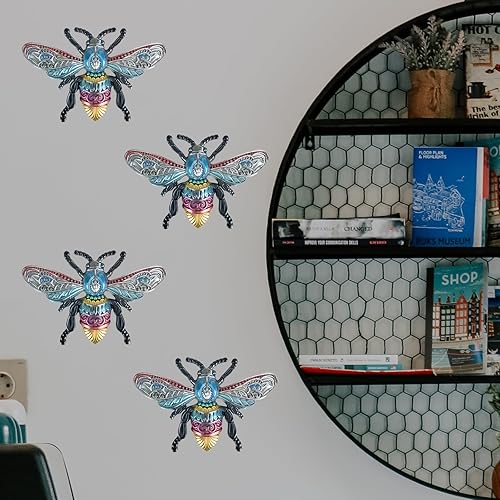 Miniatura 6 de 2 moldes de resina epoxi de abeja, molde de silicona animal en forma de abeja grande 3D, pantalla de molde colgante de animales vívidos, serie de