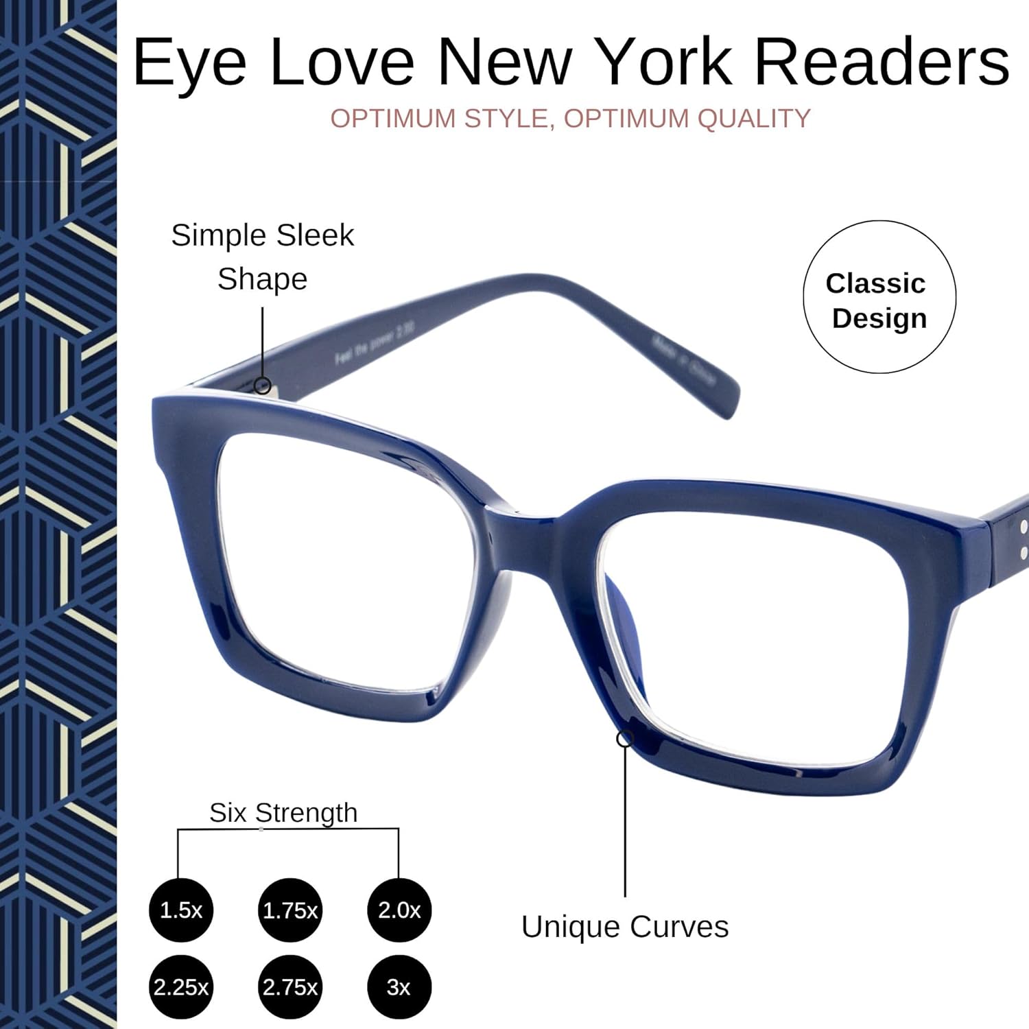 OPTIMUM OPTICAL Signature Blue Light Filtering, Magnifying, Anti-Reflective Spring Mounted Computer and Reading Glasses