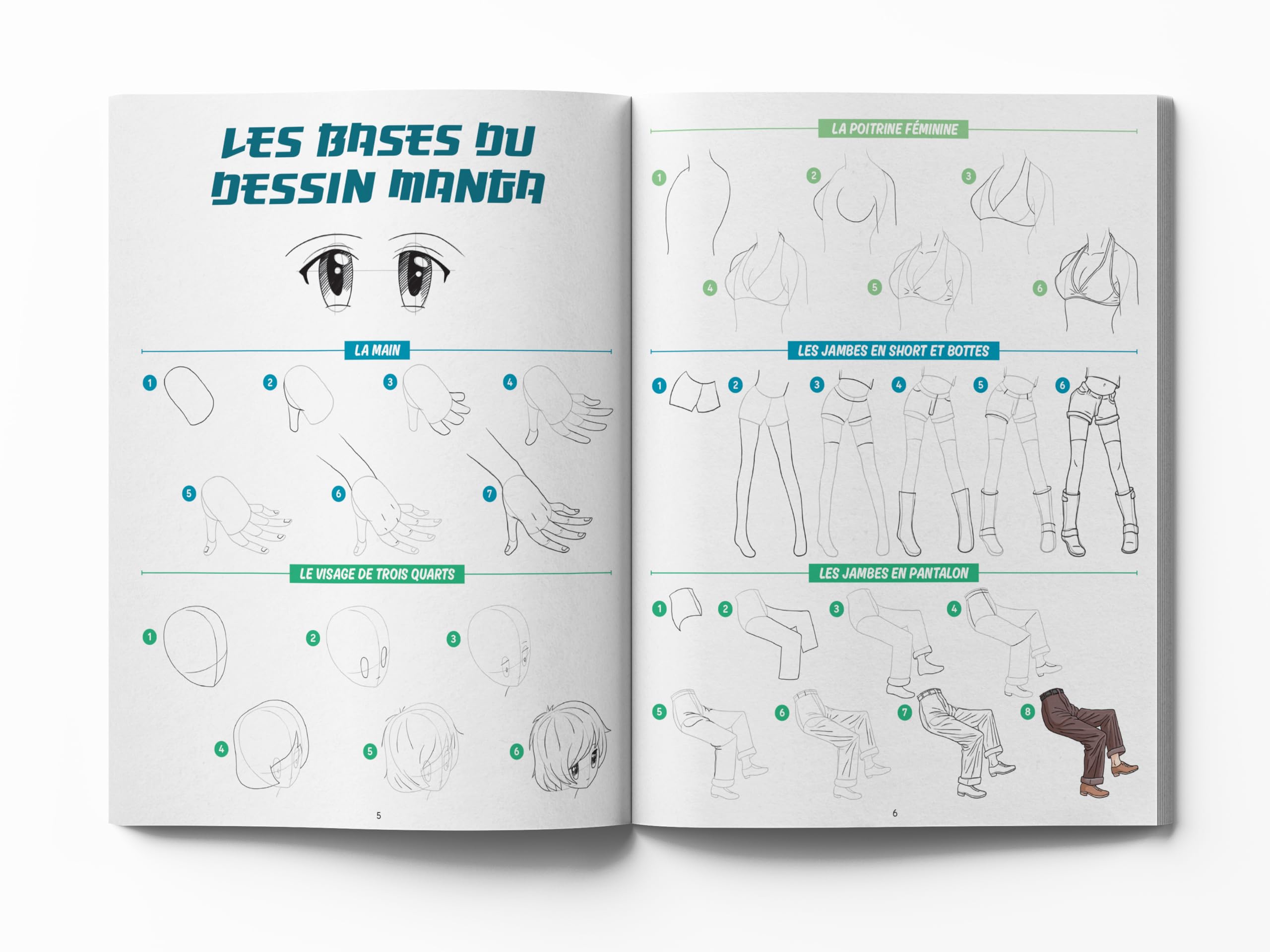 1000 modèles ultra-simples à dessiner en pas à pas – Manga