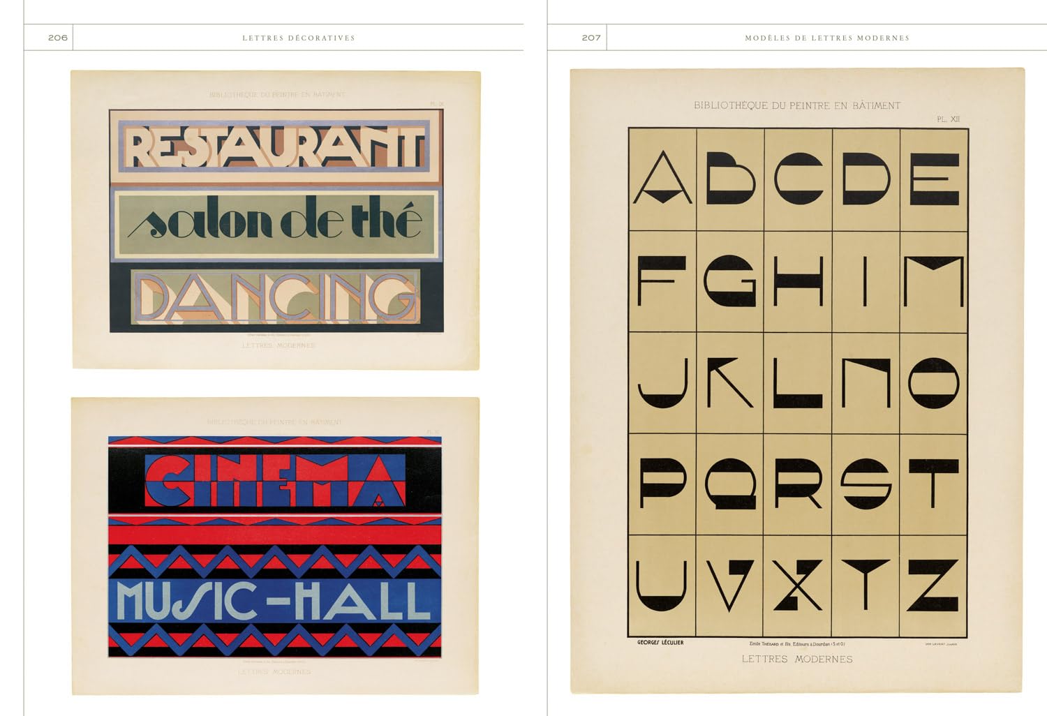 Lettres Décoratives: A Century of French Sign Painters’ Alphabets