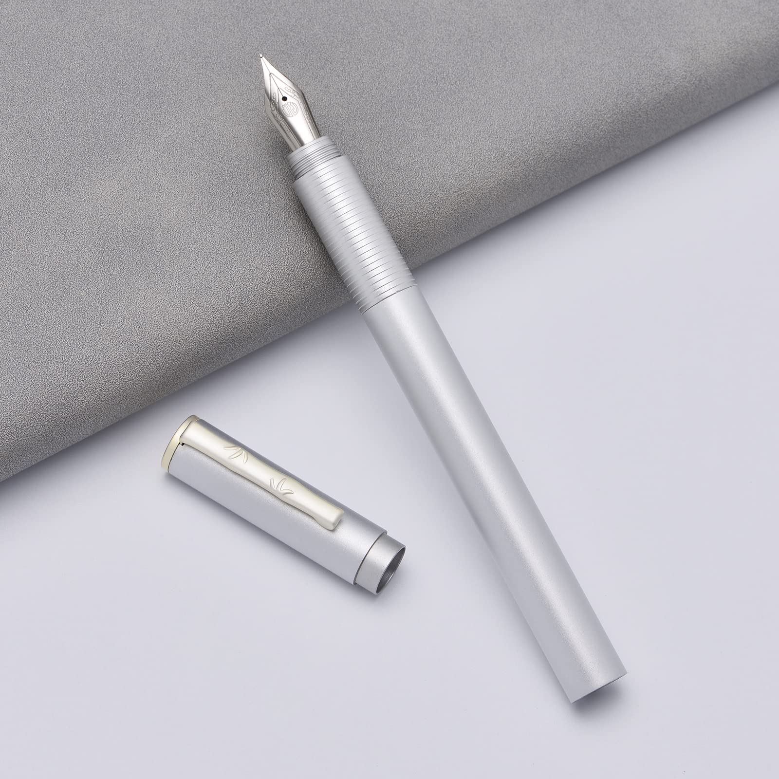Hongdian Black Forest Fountain Pen - Titanium Gift Pen -28
