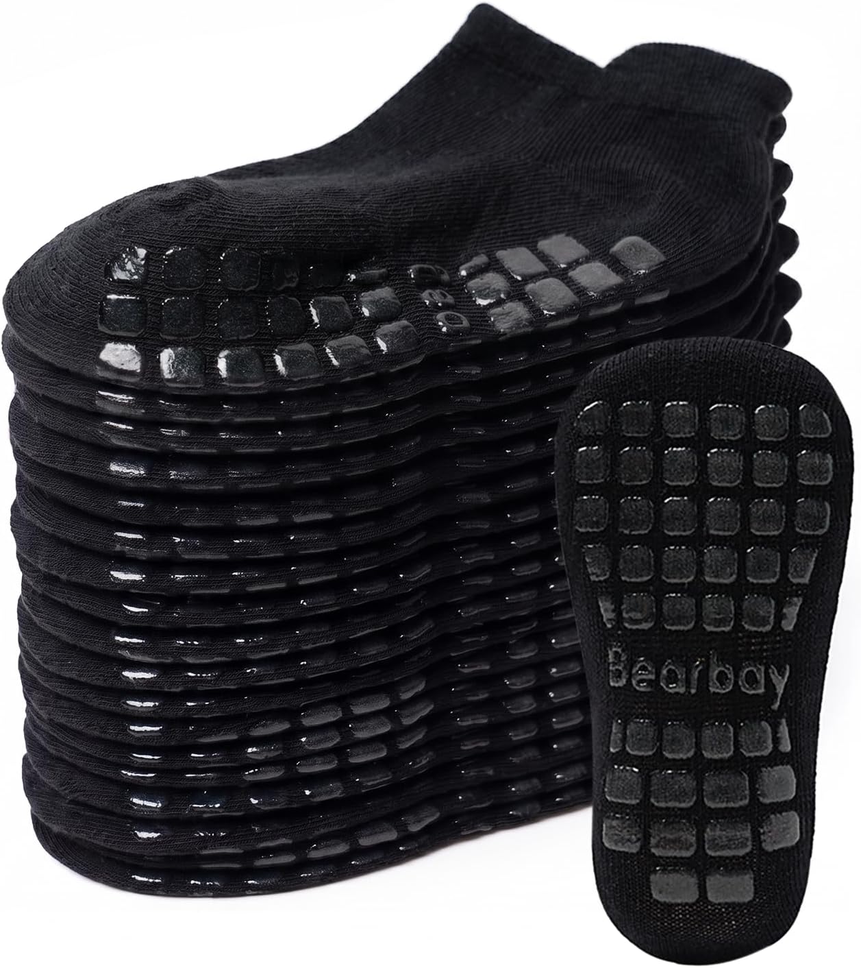 Baby Non Slip Ankle Socks with Grippers for 0 Months-10 Years Old Walking Socks