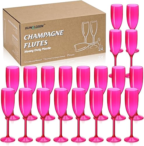 Copas de champán acrílicas, copas de champán para brindis de boda, copa de champán de plástico, reutilizable, irrompible, para despedida de soltera,