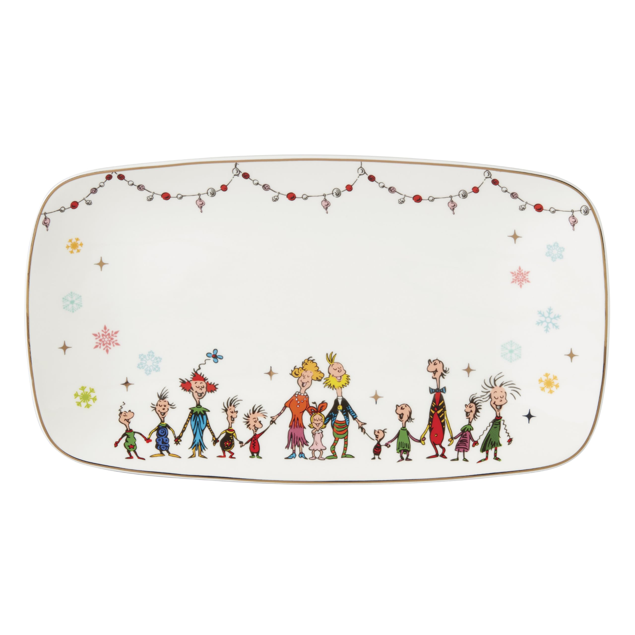 Lenox Merry Grinchmas Porcelain Christmas Serving Tray