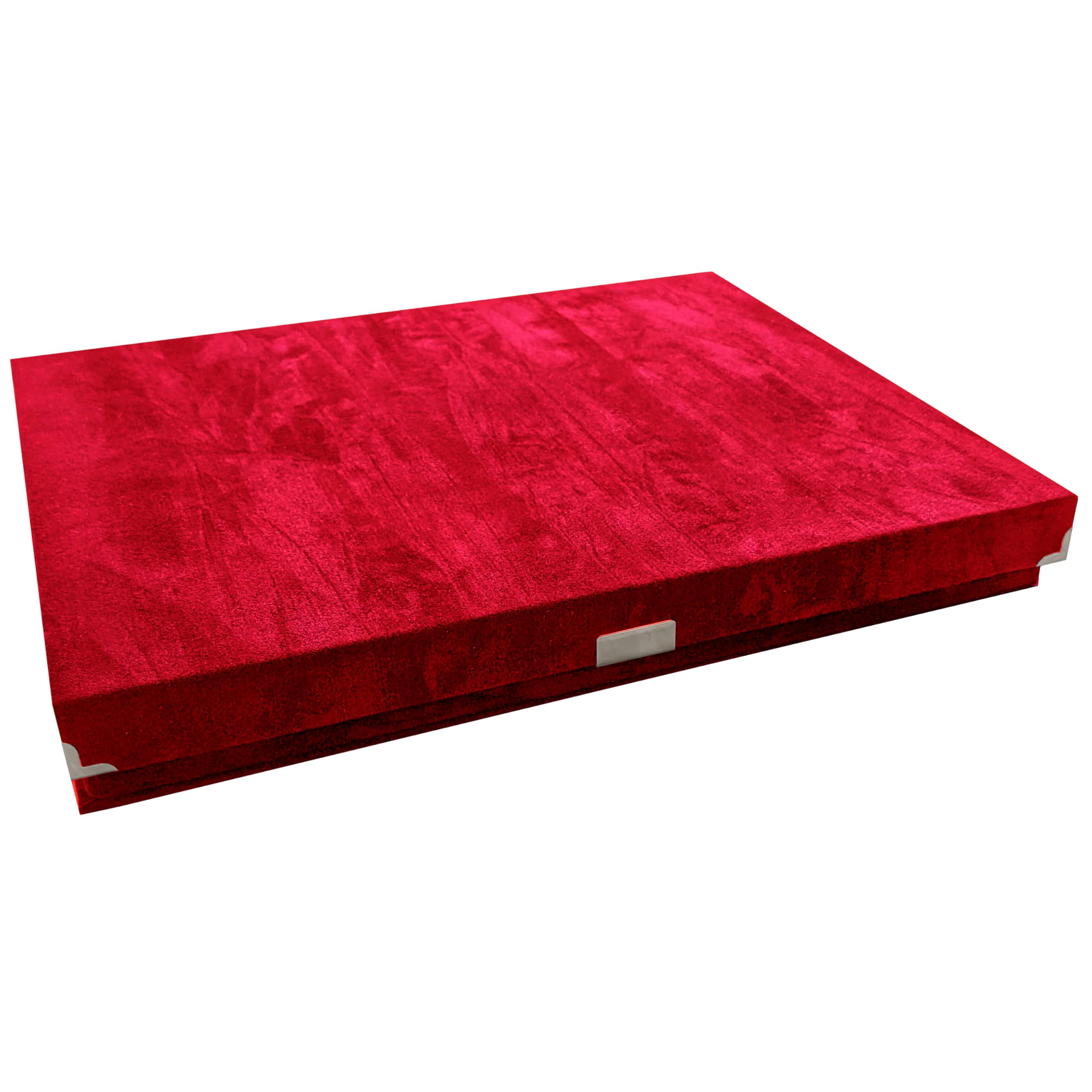 Woopers Targa Personalizzata con Astuccio in Velluto Blu o Rosso per Premio, Pensione, Laurea, Cresima, Matrimonio, Padrino o Madrina