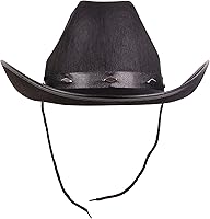 Vista 6 de Sombrero de fieltro Kangaroo de vaquero con tachas, Estándar, Negro