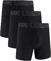 Under Armour Men's 3-Pack Performance Tech Mesh Boxerjock Briefs, 6" Inseam - Breathable, All-Day Comfort