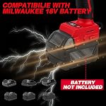 Cordless Drill Compatible with Milwaukee 18V Batteries 1/2” Metal Self Lock Chuck 2 Variable Speed 20+3 Position Cordless Brushless Drill/Driver (NO Battery)