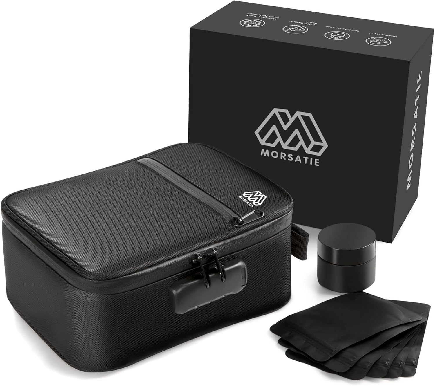 Morsatie 【Upgraded】 Smell Proof Bag with 7 Blocking Layers