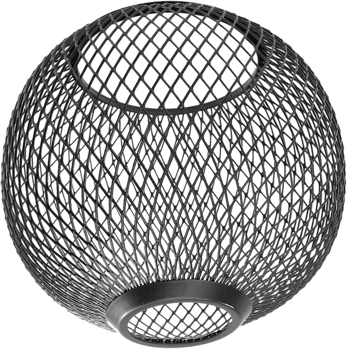 ARTIBETTER Hollow Out Metal Spherical Lamp Shade Cover for Ceiling Lights Elegant Decor for Bedroom Living Room Easy to Install Protects from Collisions for Chandelier and Pendant Lights