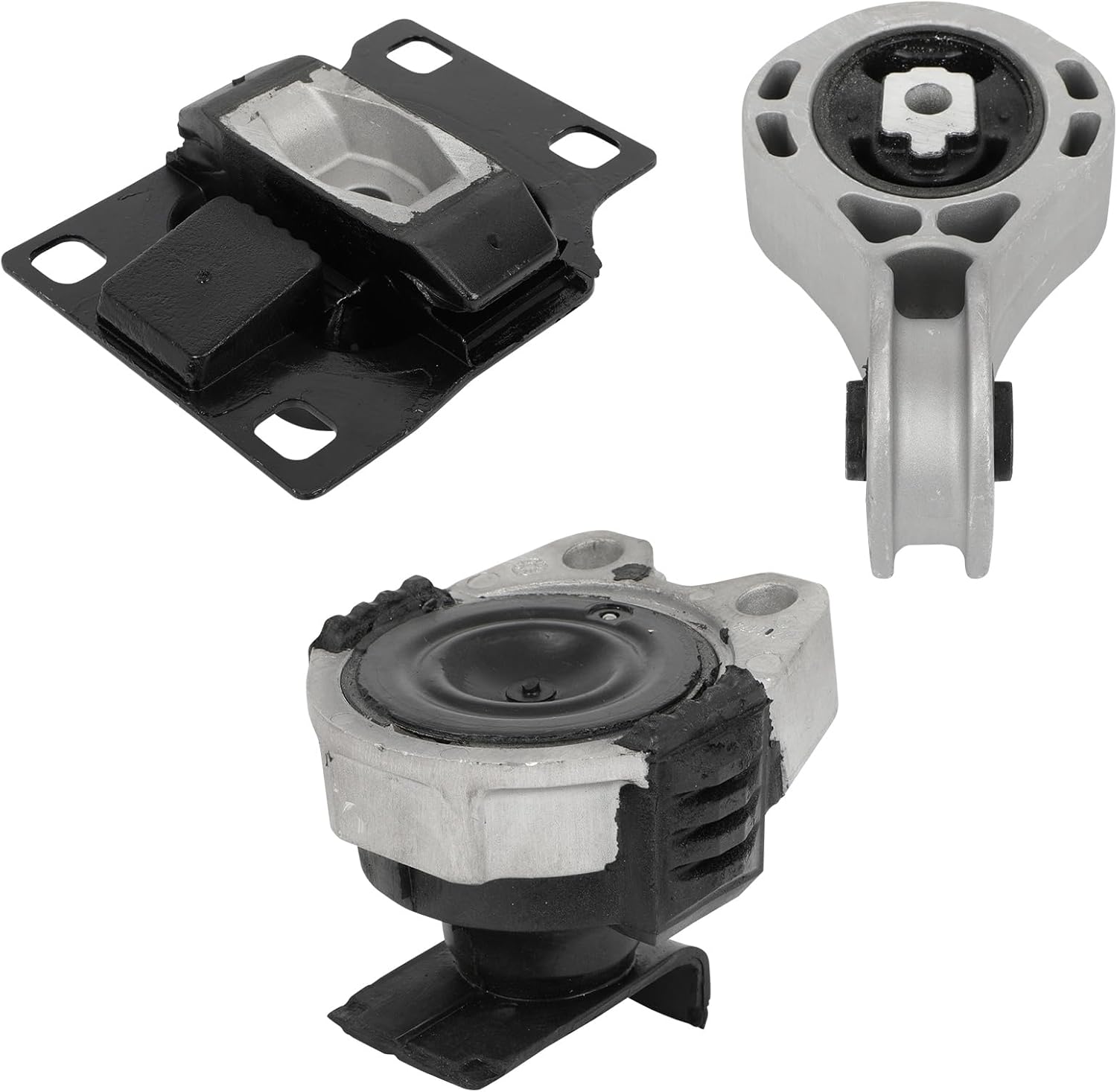 SCITOO Engine Mount Trans Mounts Set Fit for Ford Focus 2008-2011 A5322, A2986, A5312, 3087, 2986