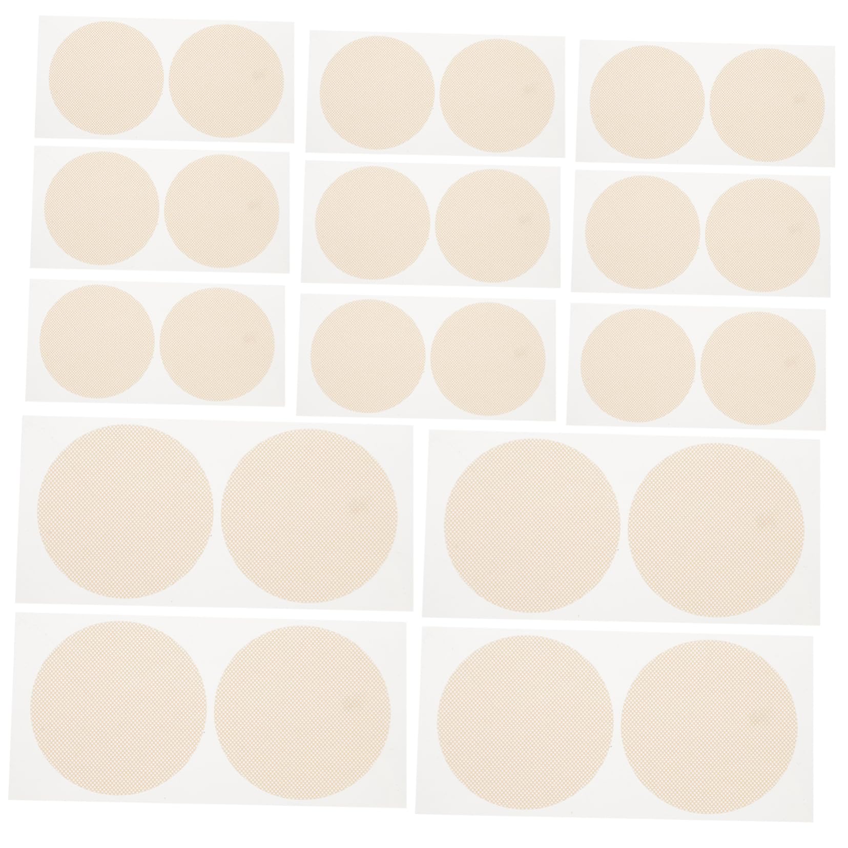 BESPORTBLE 20 Pairs Breathable Protectors for Running Invisible Sports Hiders Self for Marathon and Endurance Events Beige