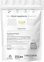 Vista 2 de Cápsulas blandas de vitamina E, 1200 IU, 240 unidades, promueve la piel, antioxidante e inmune, píldoras líquidas de aceite de vitamina E premium