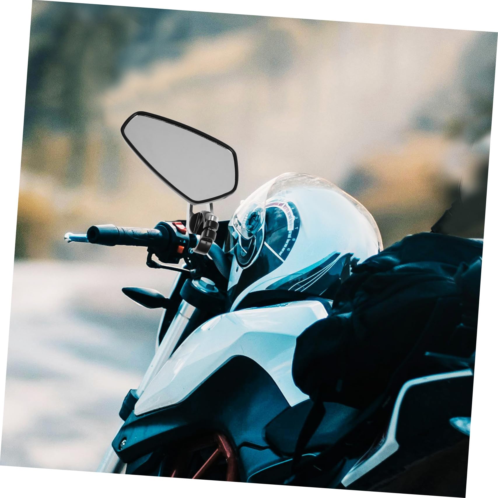 ABOOFAN Rétroviseur pour Moto Rétroviseur Latéral pour Vélo Installation Facile sur Guidon Design Rétro pour Véhicule