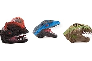 Dinosaur Hand Puppet Trio