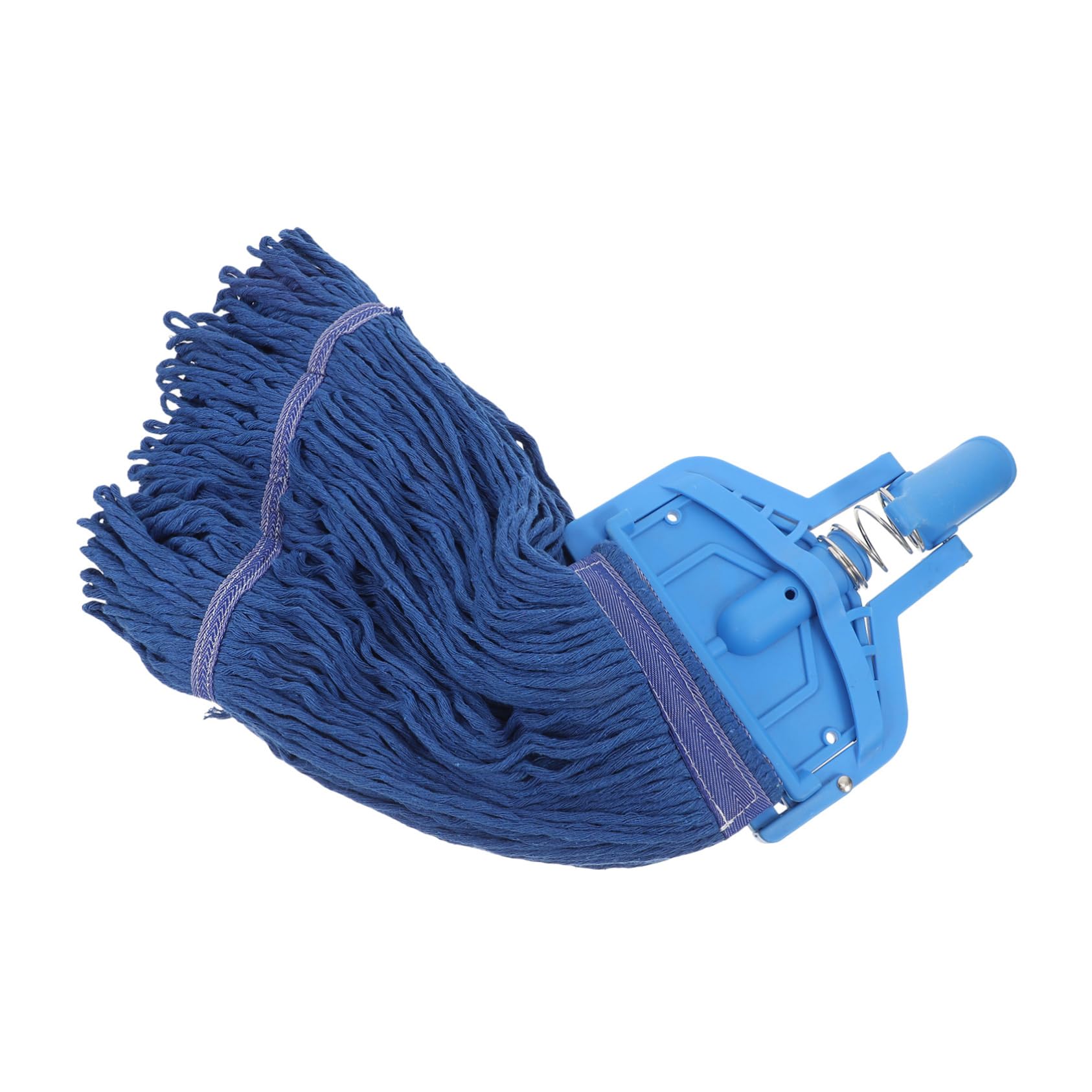 FOMIYES 2pcs Washable Cotton Mop Replacement Detachable Clip for Home and Commercial Use High Absorbency for Floor Cleaning Fits Standard Mop Frames
