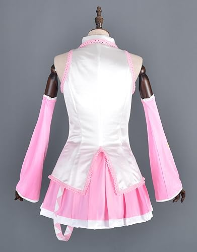 Miniatura 3 de Haikyuu - Vestido de cosplay rosa para mujer con calcetines, horquillas para el cabello, disfraz de Halloween, anime con