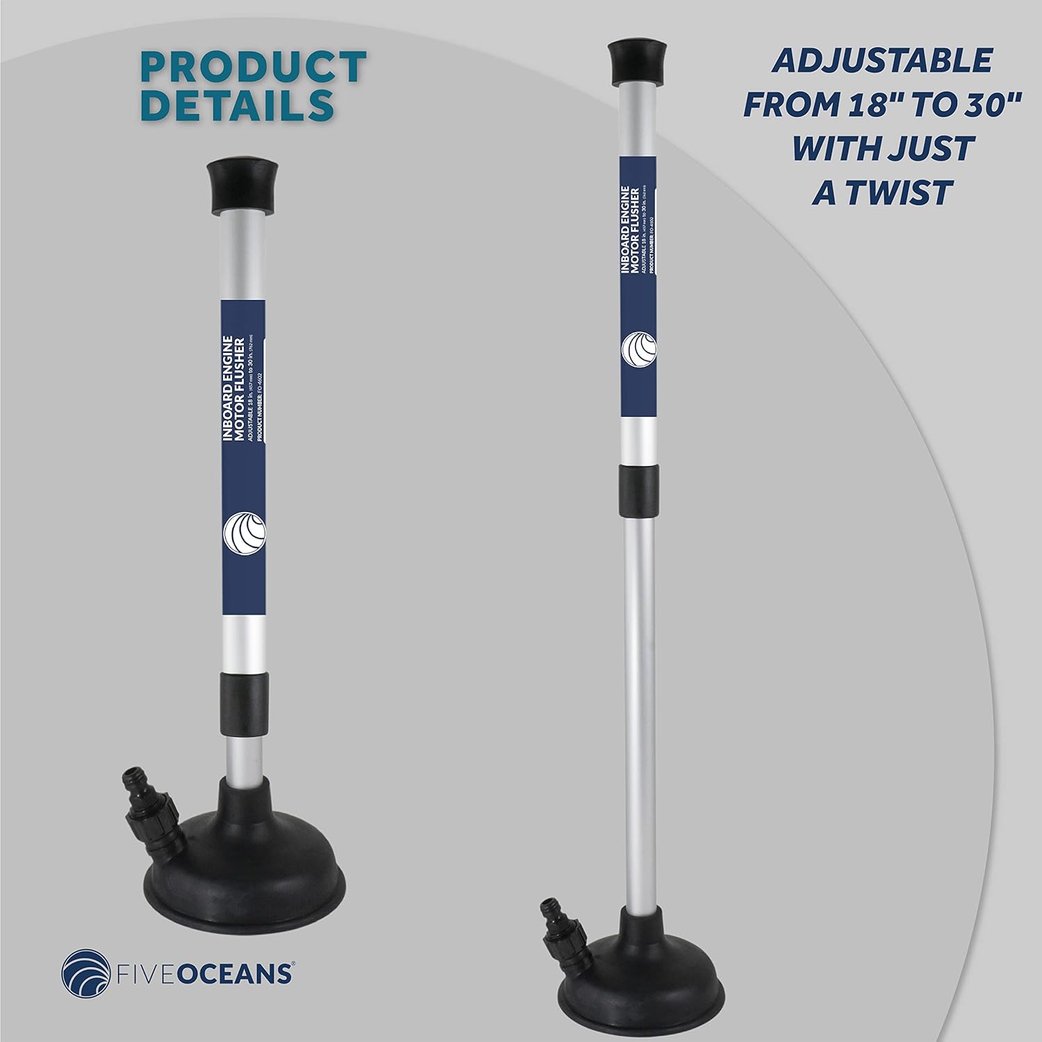 Buy Five Oceans FO4602 Inboard Motor Flusher, Circular Cup Boat Motor