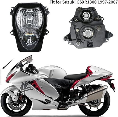 Miniatura 10 de Conjunto de faro delantero de motocicleta compatible con Yamaha 09-15 FZ-6R FZ6R 2009 2010 2011 2012 2013 2014 2015