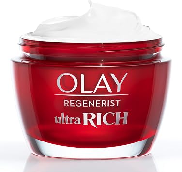 Olay Regenerist Day Face Cream With SPF30, Unique Formula With Vitamin B3 & Niacinamide, Instantly Hydrates For 24H, 50ml & Regenerist Ultra Rich Day Face Cream, 50ml