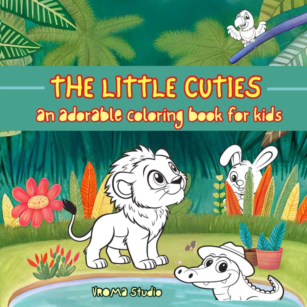 The Little Cuties: an adorable coloring book for kids