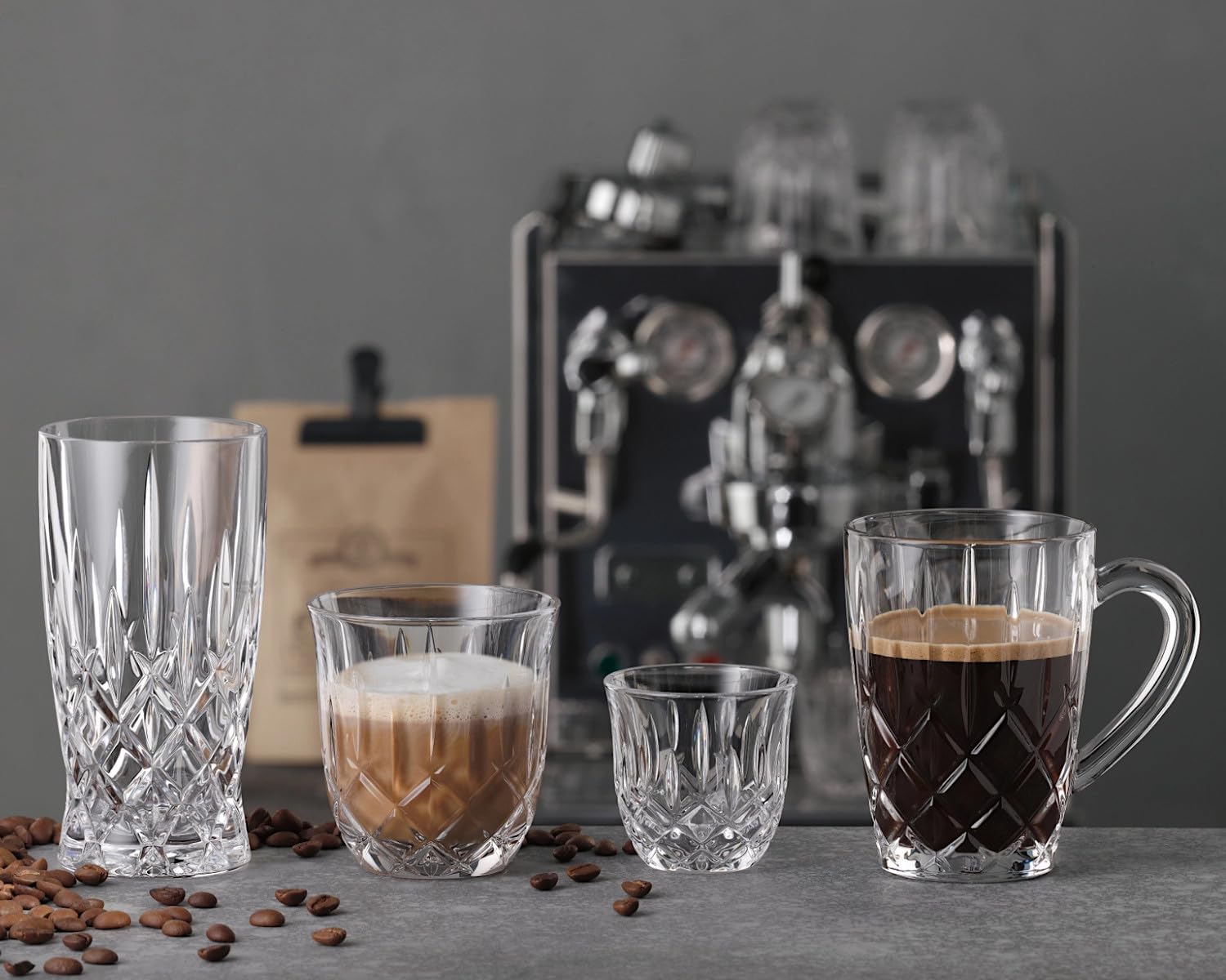 Spiegelau & Nachtmann, 2-częściowy zestaw do espresso, szklanki do espresso/szklanki Doppio, szkło kryształowe, 90 ml, Noblesse Barista, 104905