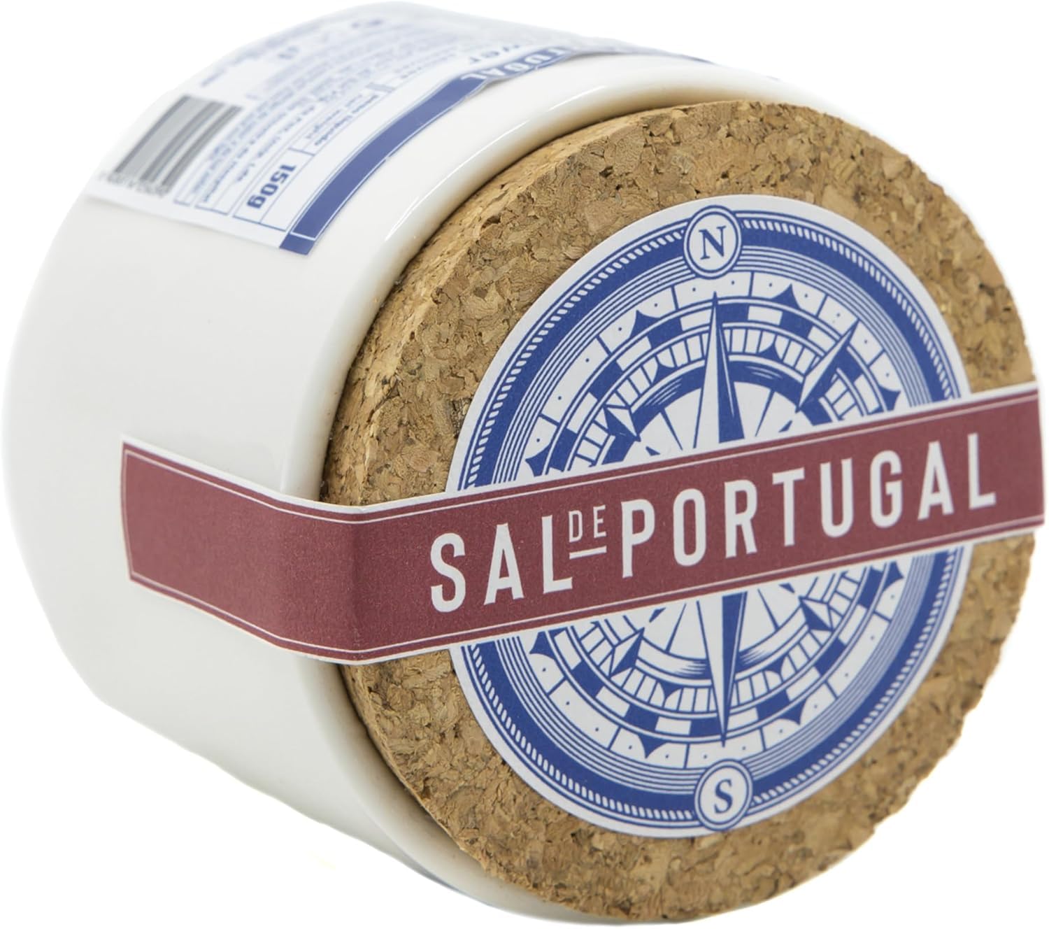 Fior di Sal – Sal del Portogallo – Confezione da 3 vasetti in ceramica da 150 g – Estratto dalle saline di Figueira da Foz – Sale 100% naturale – Prodotto gourmet portoghese